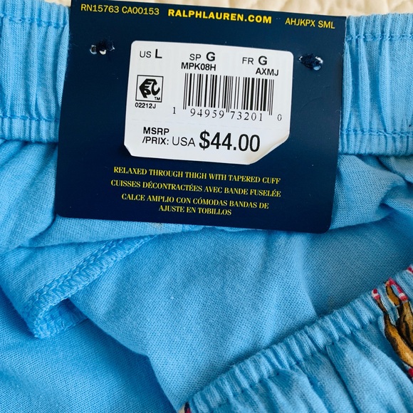 POLO Ralph Lauren Drawstring Jogger Lounge Pants - Picture 6 of 9